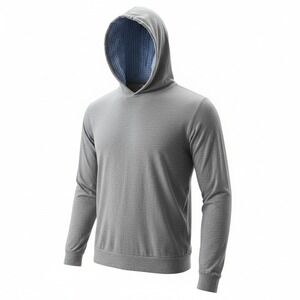 Coastal Crew Hoodie Mens Extra Large Gray Nantucket Deckhand Stretch Pullover XL